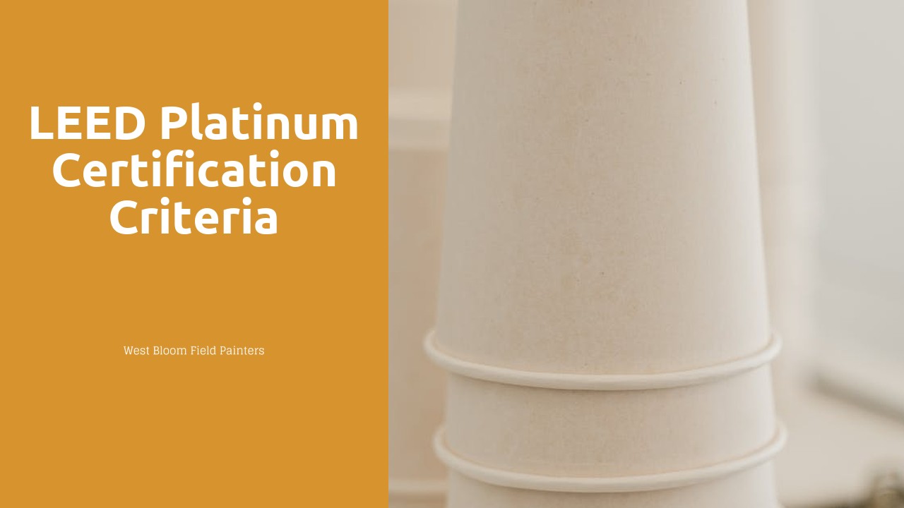 LEED Platinum Certification Criteria