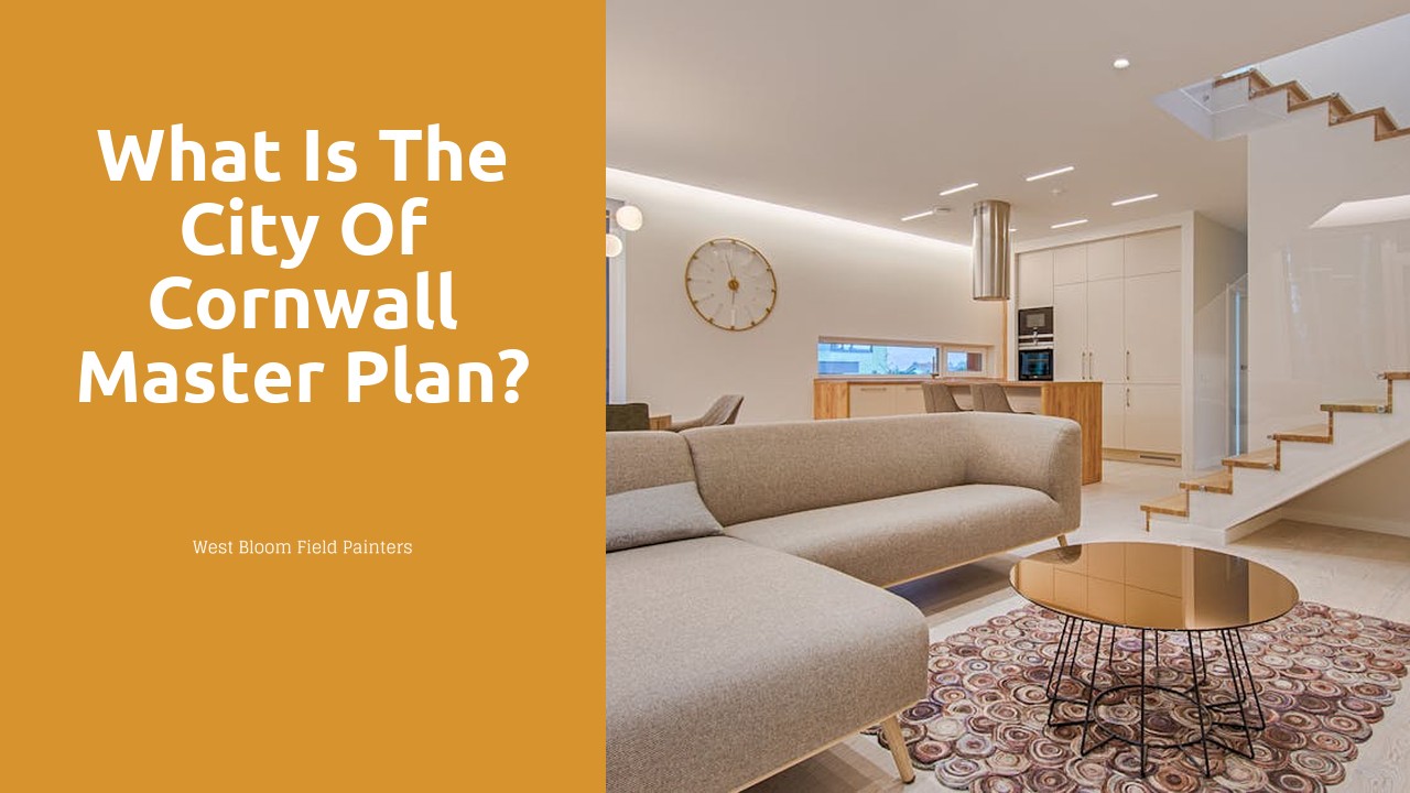 What is the City of Cornwall master plan?