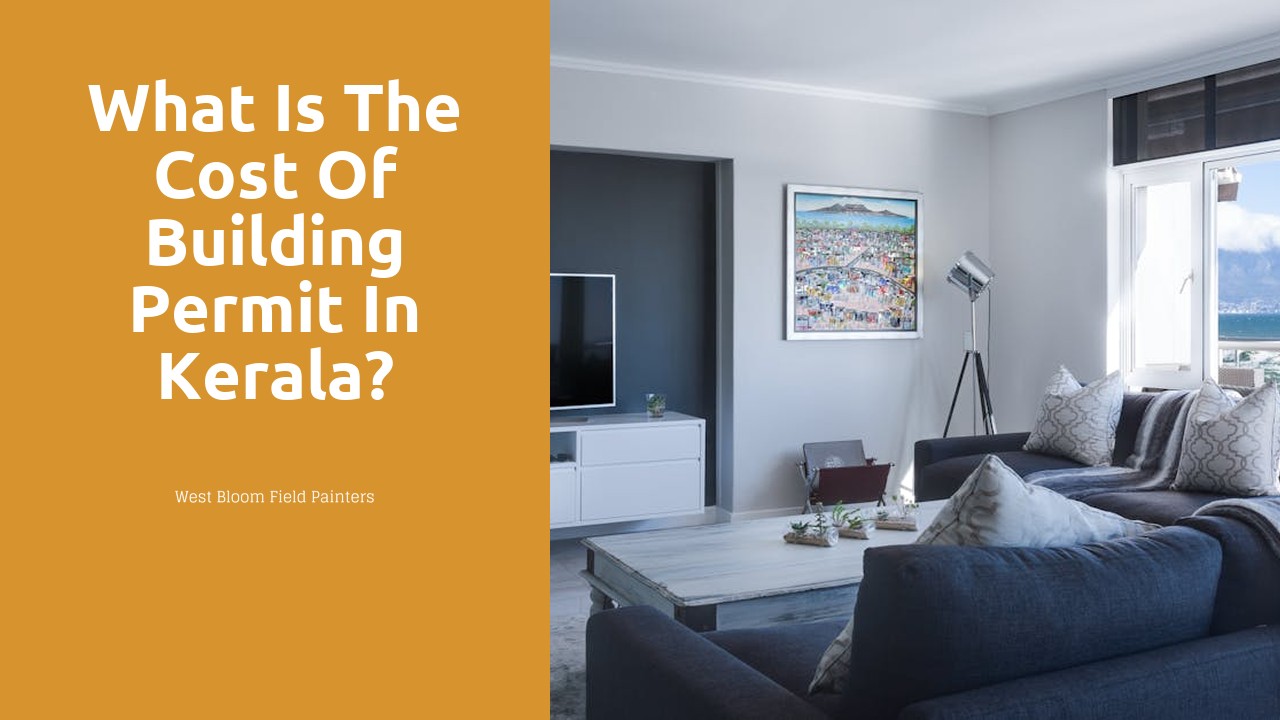 What is the cost of building permit in Kerala?